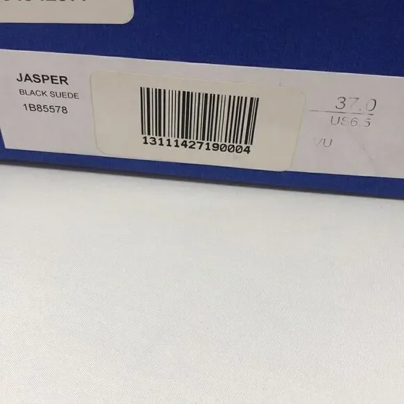 STUART WEITZMAN BLACK SUEDE JASPER TENNIS SHOES NEW IN BOX + DUST BAG SZ 6.5 - Picture 6 of 6